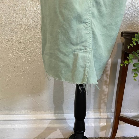 A.M.I ~ Mint Green Distressed Jumper ~ Size M - Picture 6 of 8